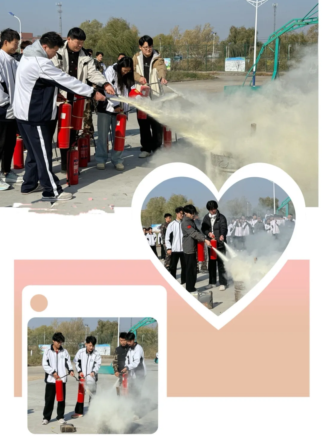 消防记心间 防患于未”燃“——菏泽市交通高级技工学校开展消防灭火疏散演练活动插图3